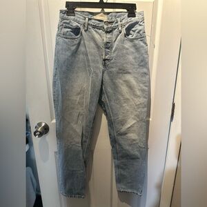 Everlane The 90's Cheeky Jean Light Wash Size 27,cotton Classic Boho Preppy